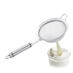 Kitchen Gadget Single Hook Strainer Spoon Filter Mesh