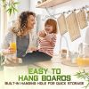 Bamboo Cutting Board Set of 3 (15x10, 12x9, 9x6) – Extra-Thick, Deep Juice Groove Wood Cutting Boards – Knife-Friendly for Kitchen Prep