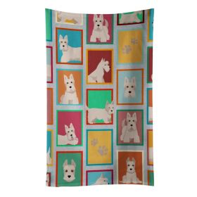 Lots of Wheaten Scottish Terrier Kitchen Towel Dish Cloths Guest Hand Towel Decorative Bathroom Towel for Face,Tea, Dishcloth, Kitchen and Bath (Option: Default)